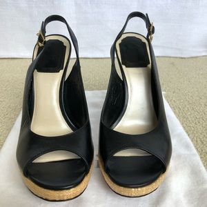 DIOR Black Platform Heels